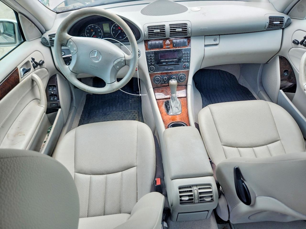 2007 Mercedes-benz C 280 4matic Silver vin: WDBRF92H17F928564