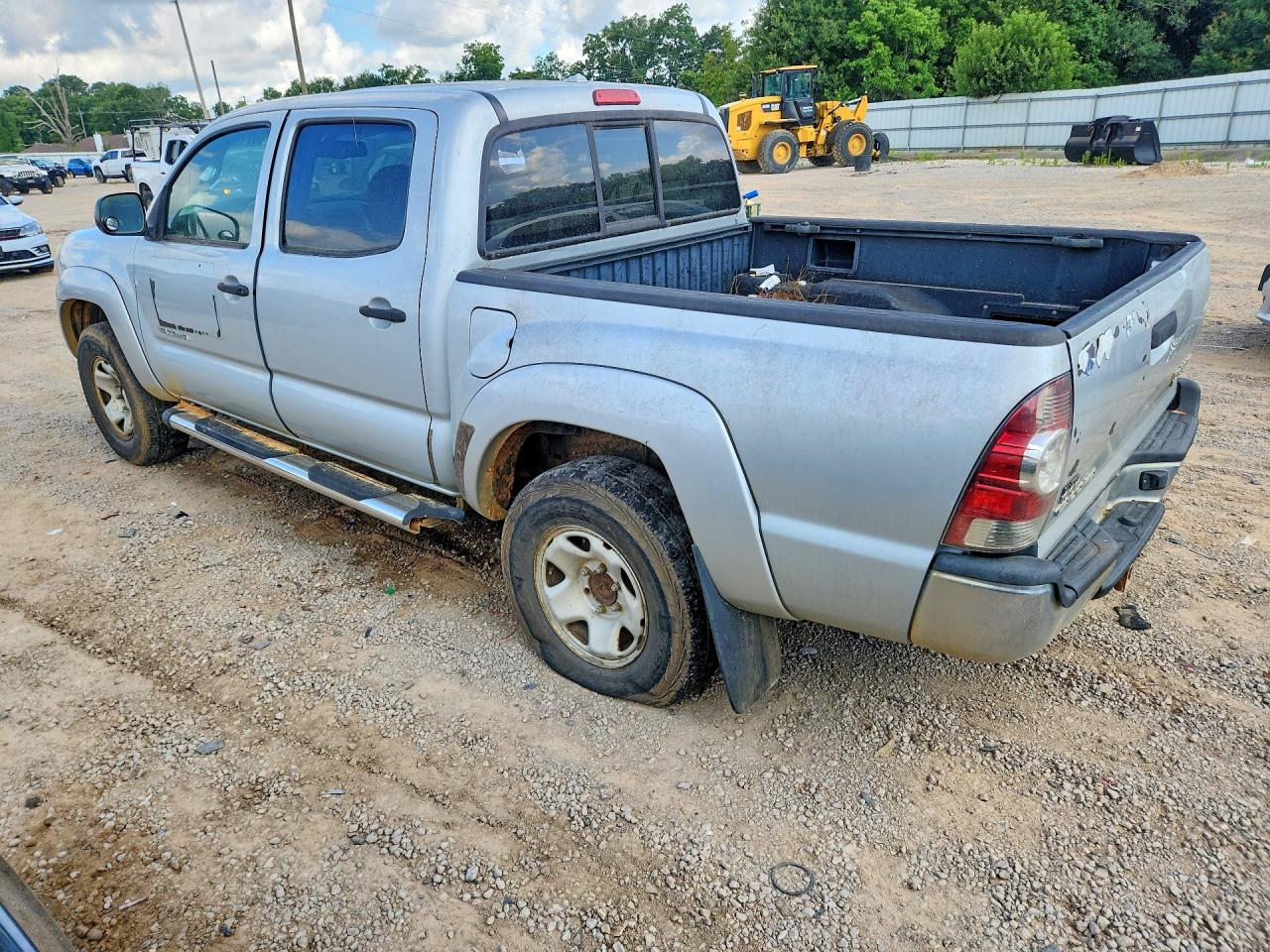 2009 Toyota Tacoma Double Cab Prerunner Silver vin: 3TMJU62NX9M077215