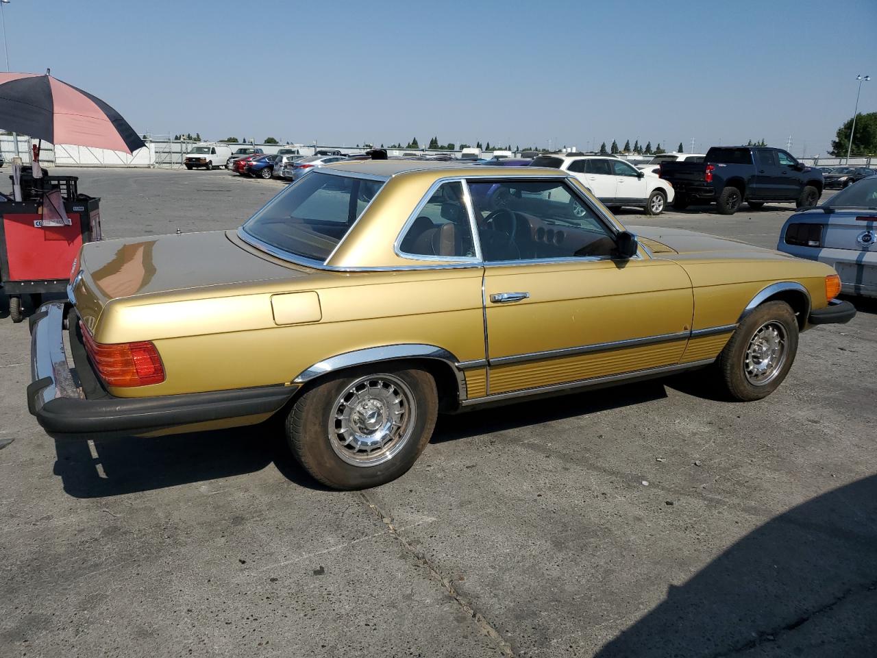 1979 Mercedes Benz 450sl Gold vin: 10704412049130
