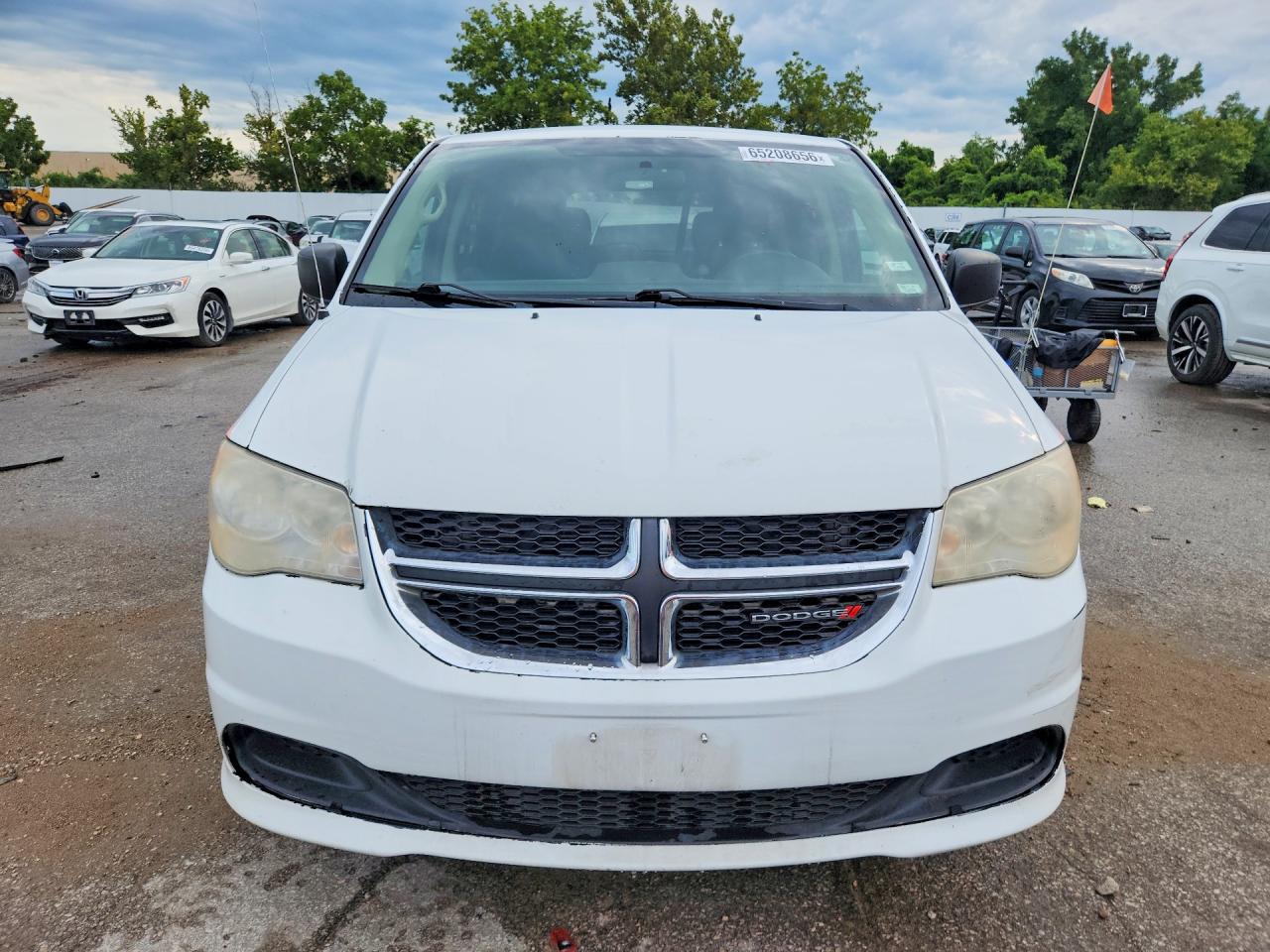 2013 Dodge Grand Caravan Se White vin: 2C4RDGBG8DR752832