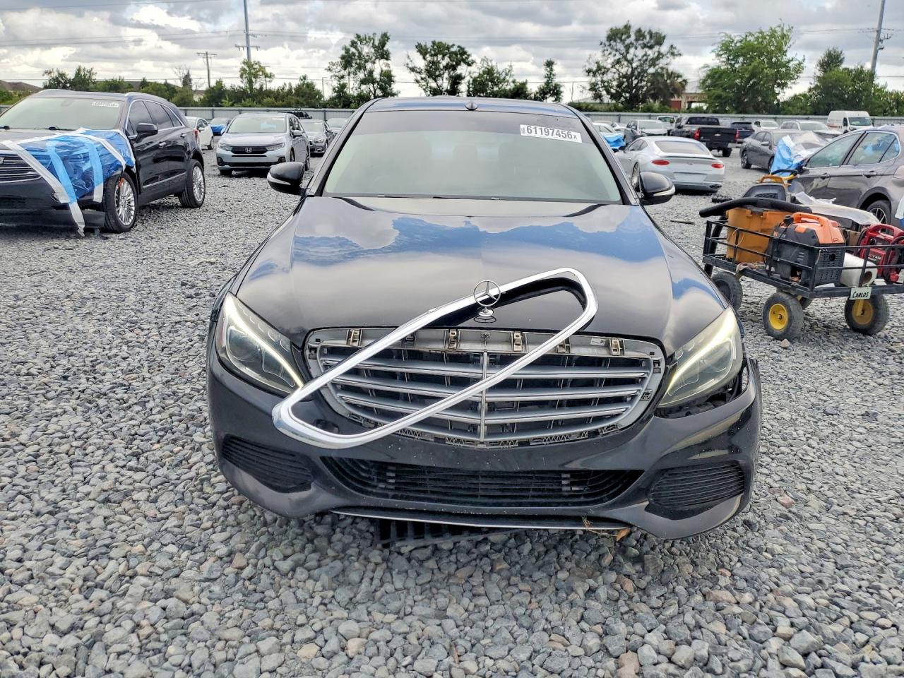 2015 Mercedes-benz C 300 4matic Black vin: 55SWF4KB7FU026103