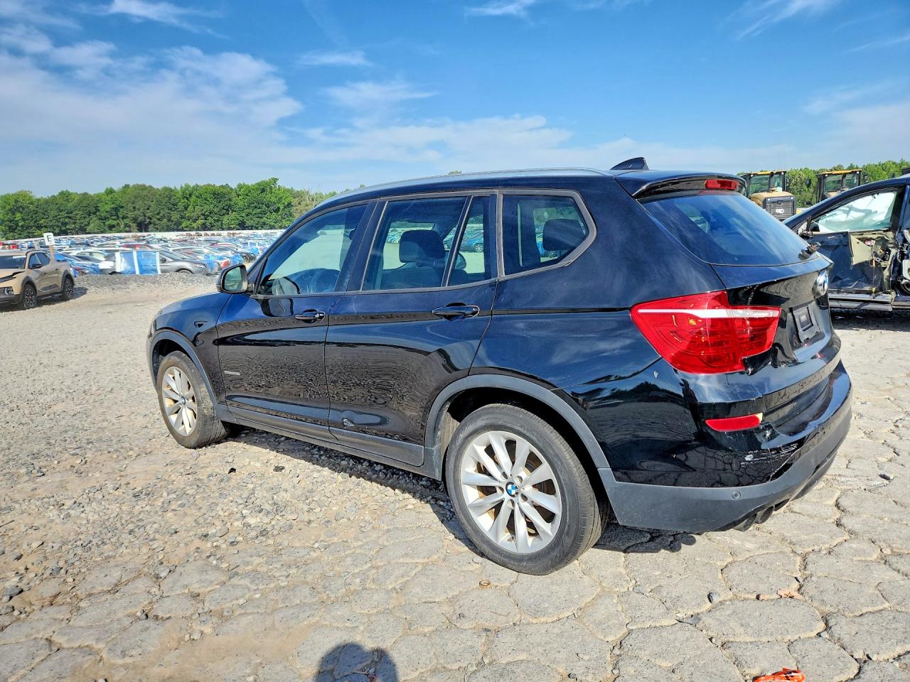 2015 Bmw X3 Sdrive28i Black vin: 5UXWZ7C58F0F75845