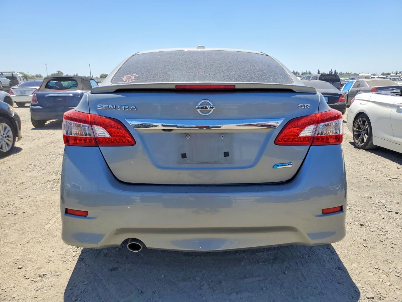 2014 Nissan Sentra Sr Gray vin: 3N1AB7AP4EL636033
