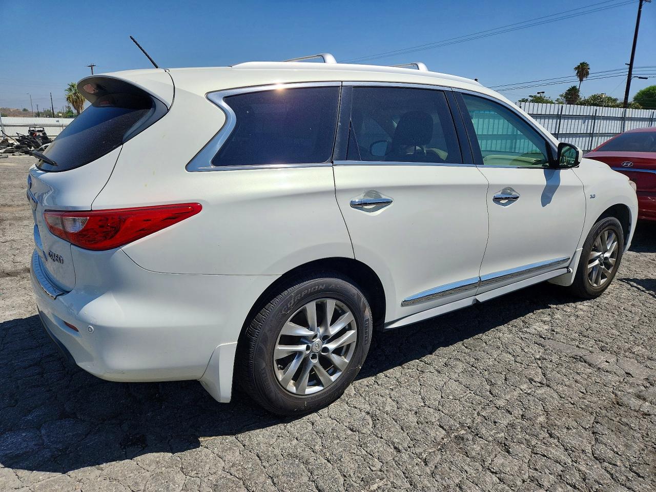 2014 Infiniti Qx60 Base White vin: 5N1AL0MM8EC514219