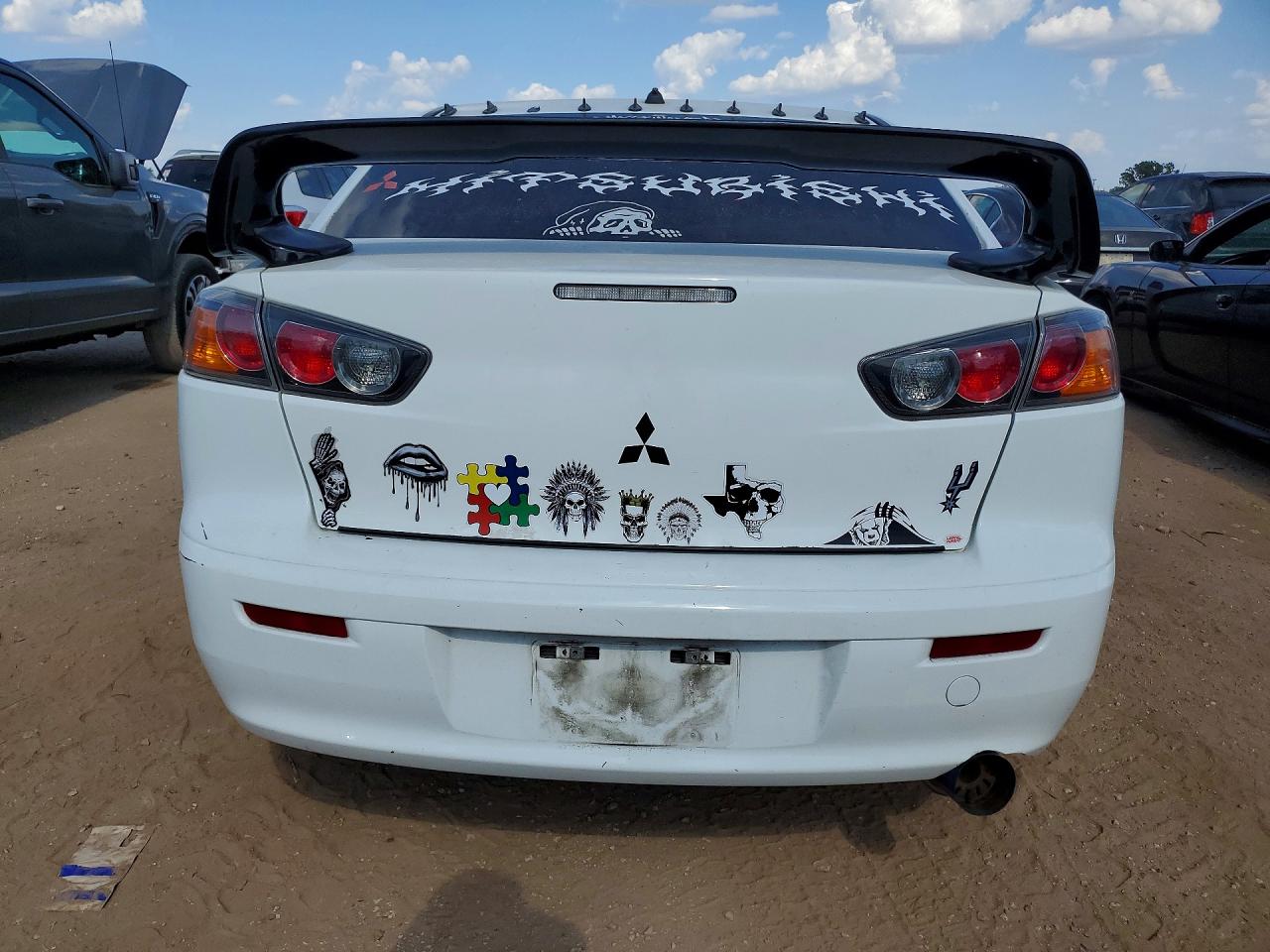 2015 Mitsubishi Lancer Es White vin: JA32U2FU7FU025870