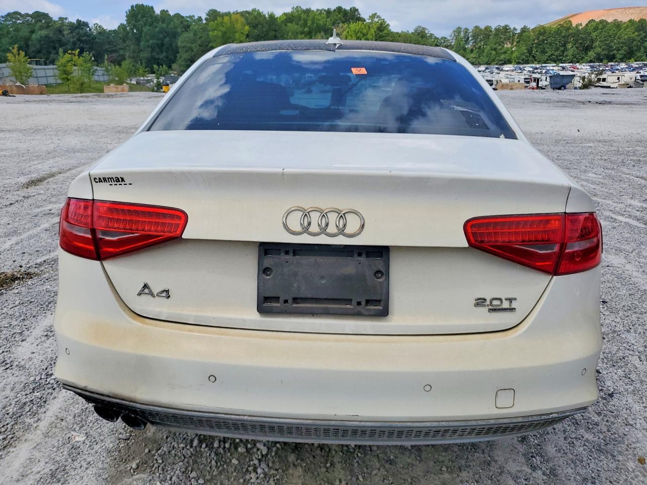 2014 Audi A4 Premium Plus White vin: WAUFFAFLXEN043977