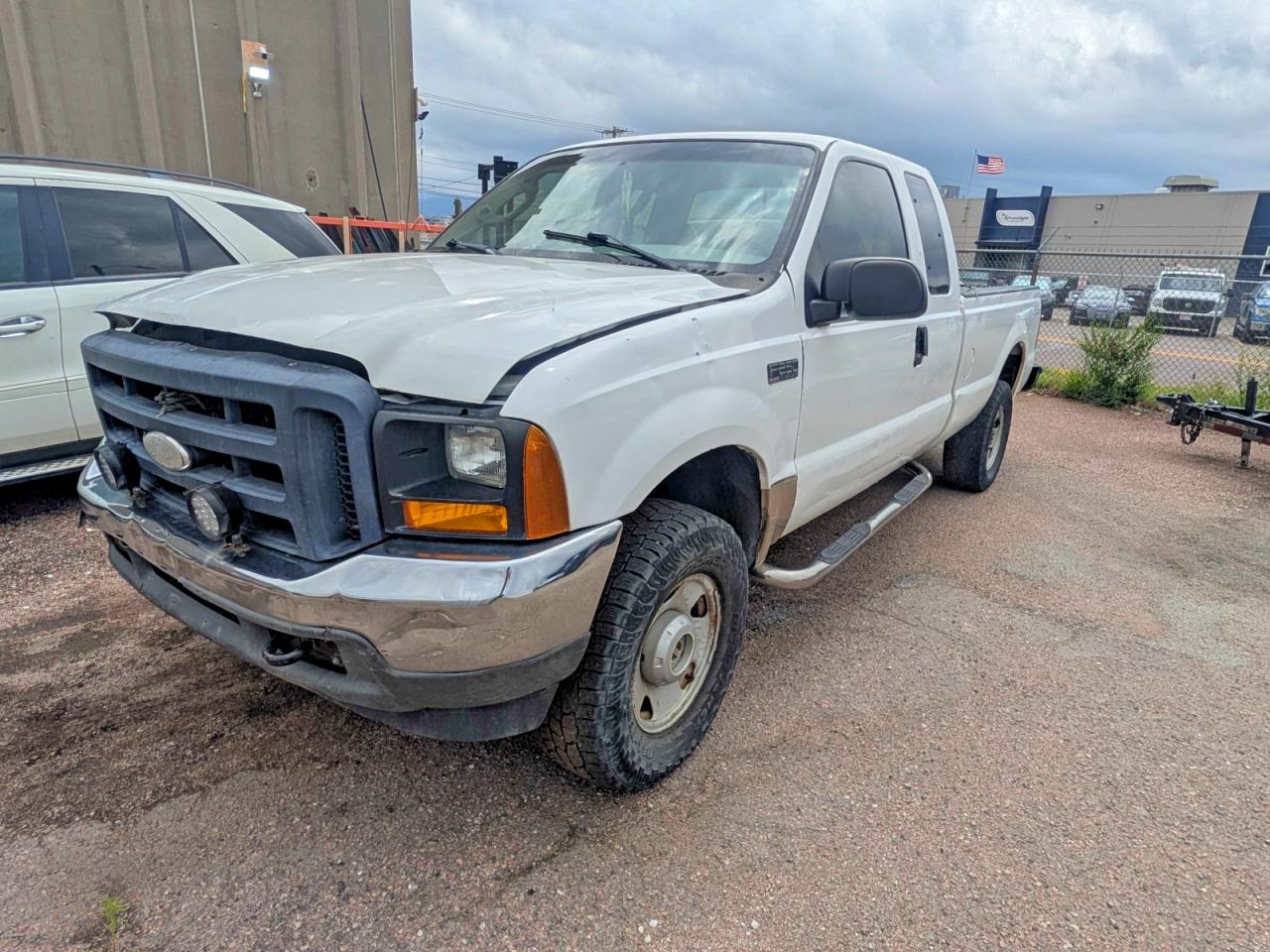 2006 Ford F250 Super Duty White vin: 1FTSX21596EC95332