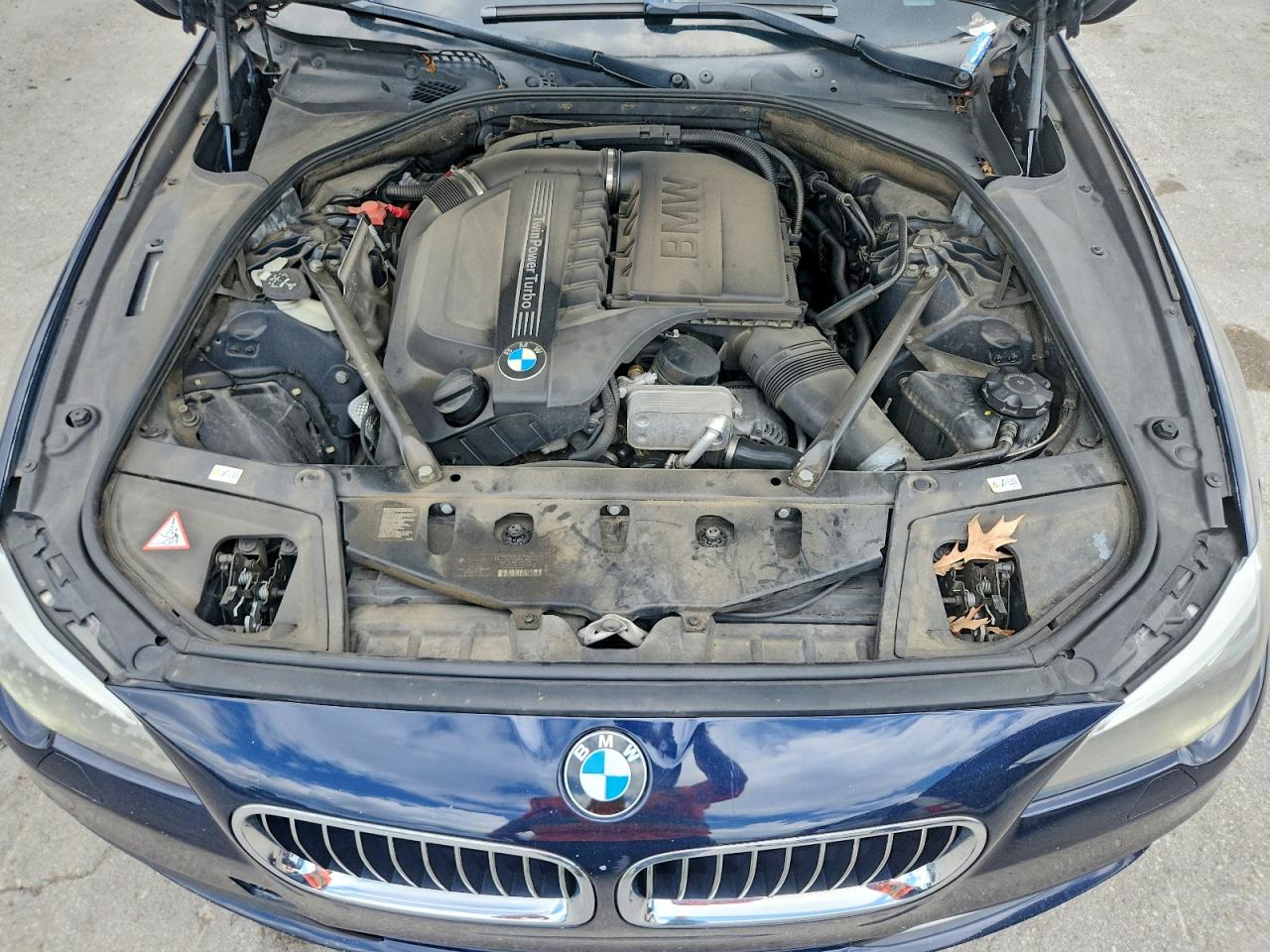 2014 Bmw 535 I Blue vin: WBA5B1C56ED478448