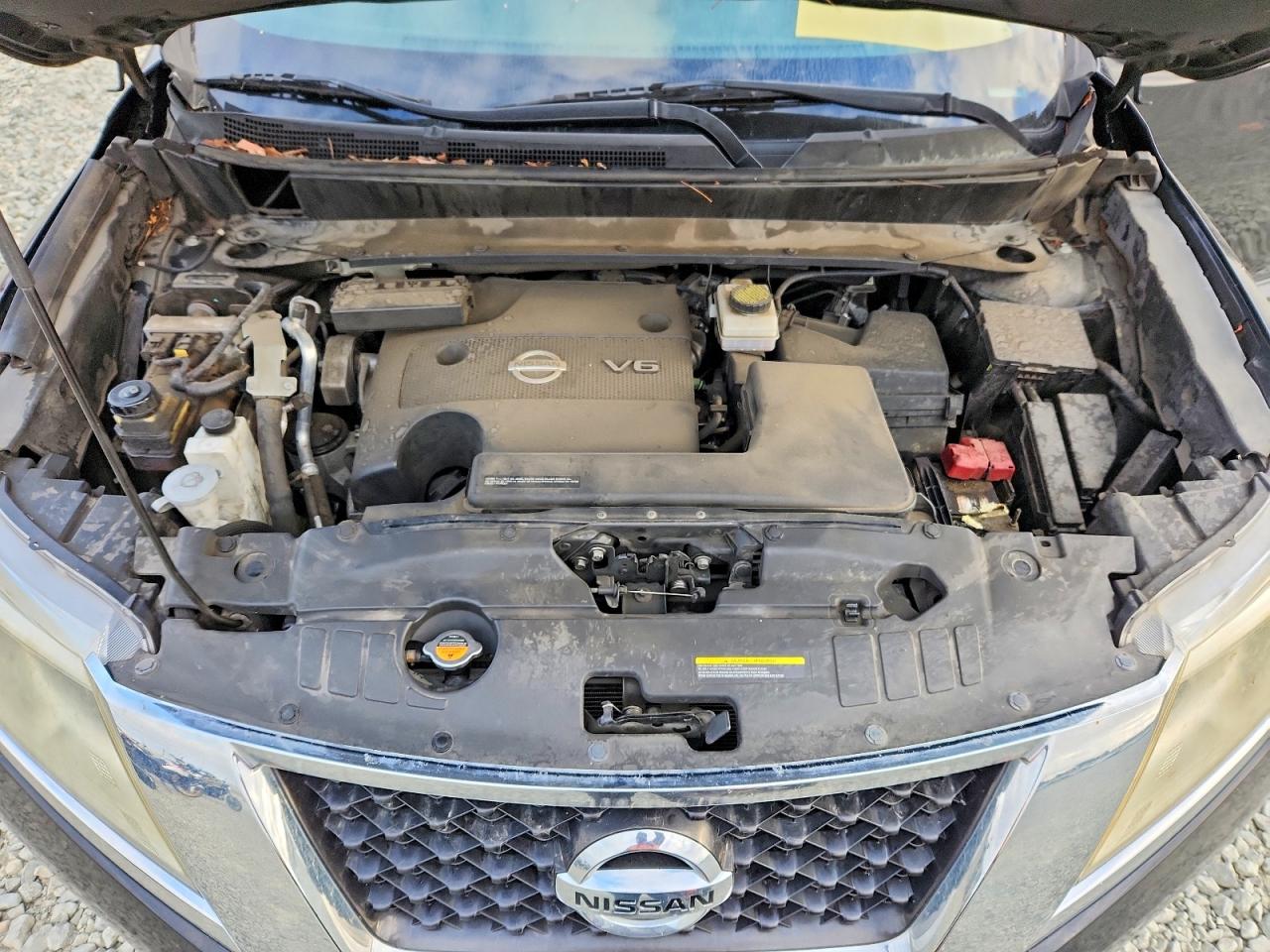 2013 Nissan Pathfinder S Black vin: 5N1AR2MN3DC626699