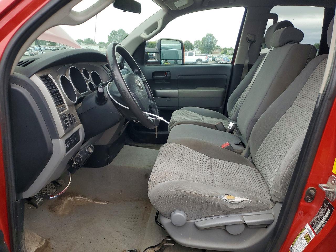 2011 Toyota Tundra Double Cab Sr5 Red vin: 5TFUM5F12BX021199
