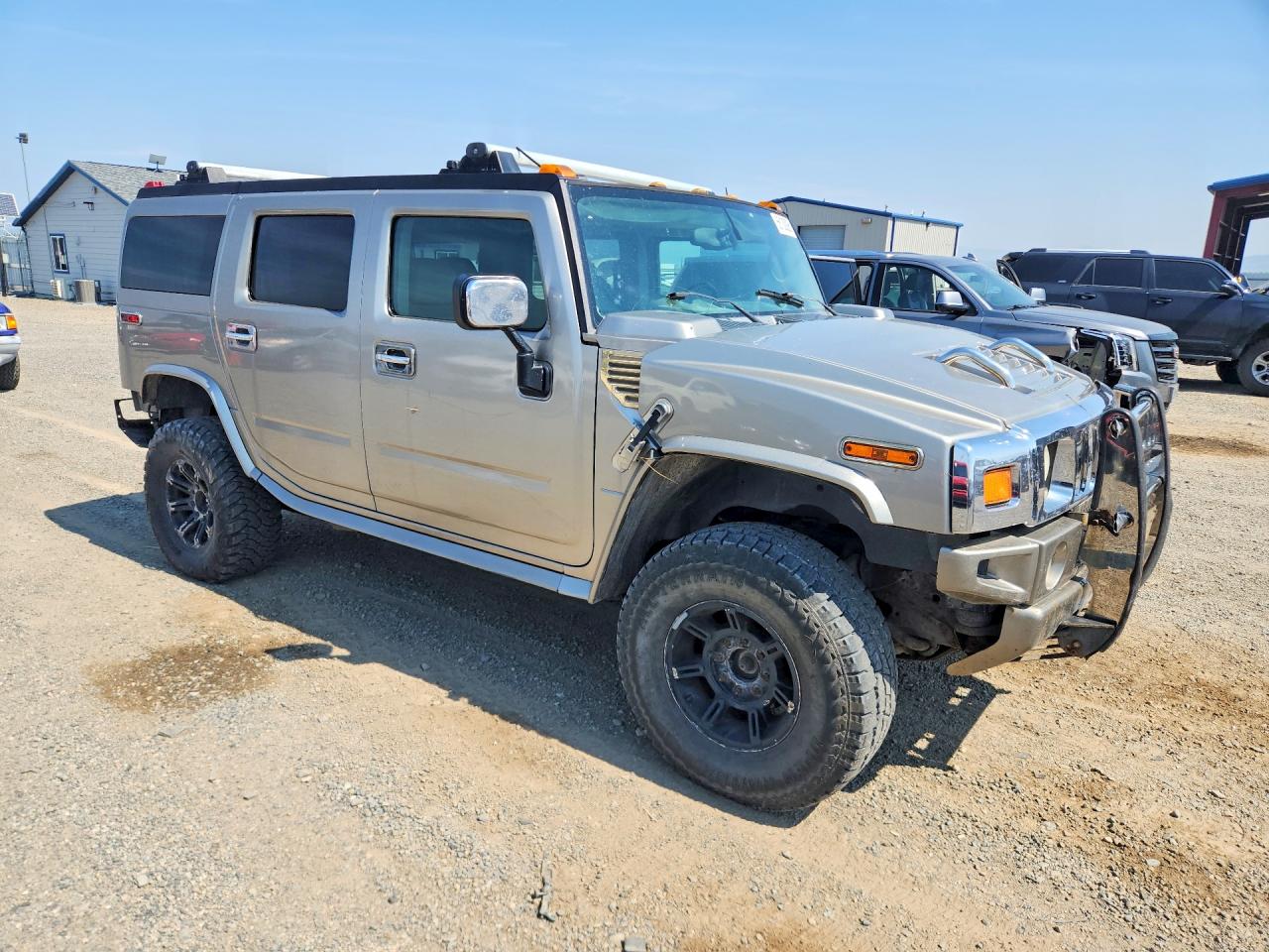 2003 Hummer H2 Suv Silver vin: 5GRGN23U13H127175