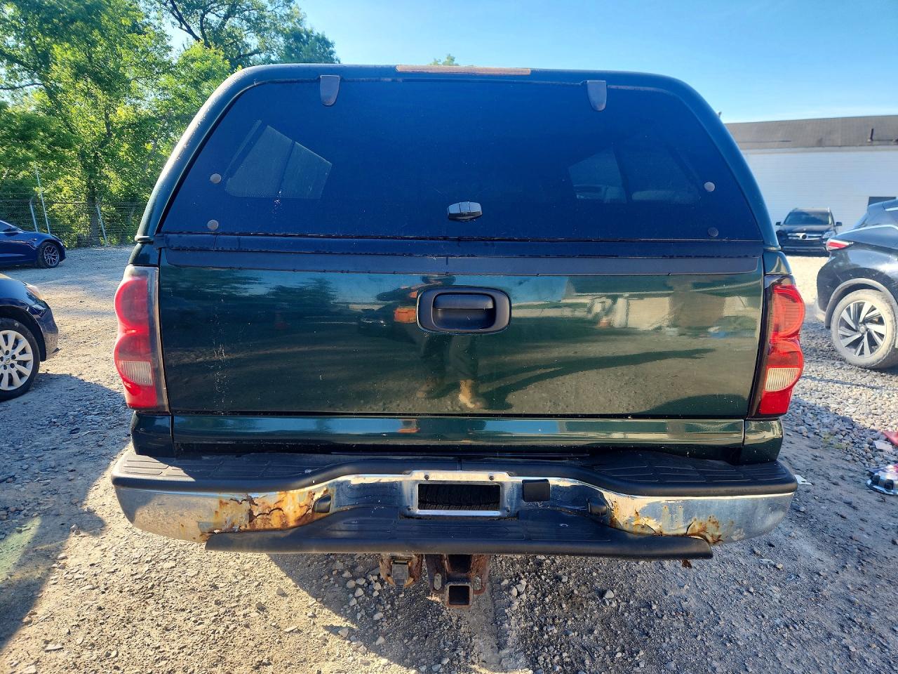 2006 Chevrolet Silverado K1500 Green vin: 1GCEK14T56E154080