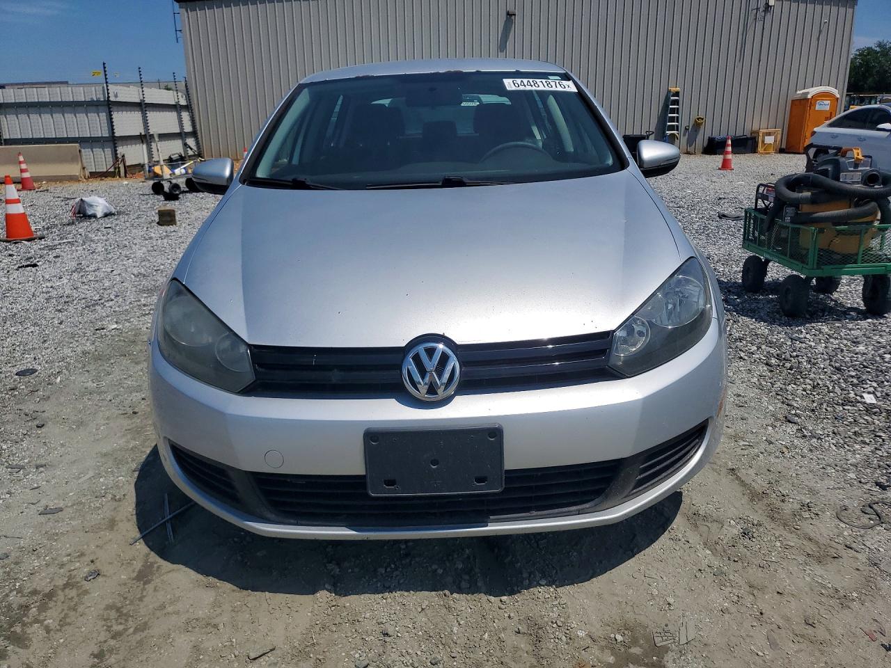 2013 Volkswagen Golf Silver vin: WVWDB7AJ7DW116911
