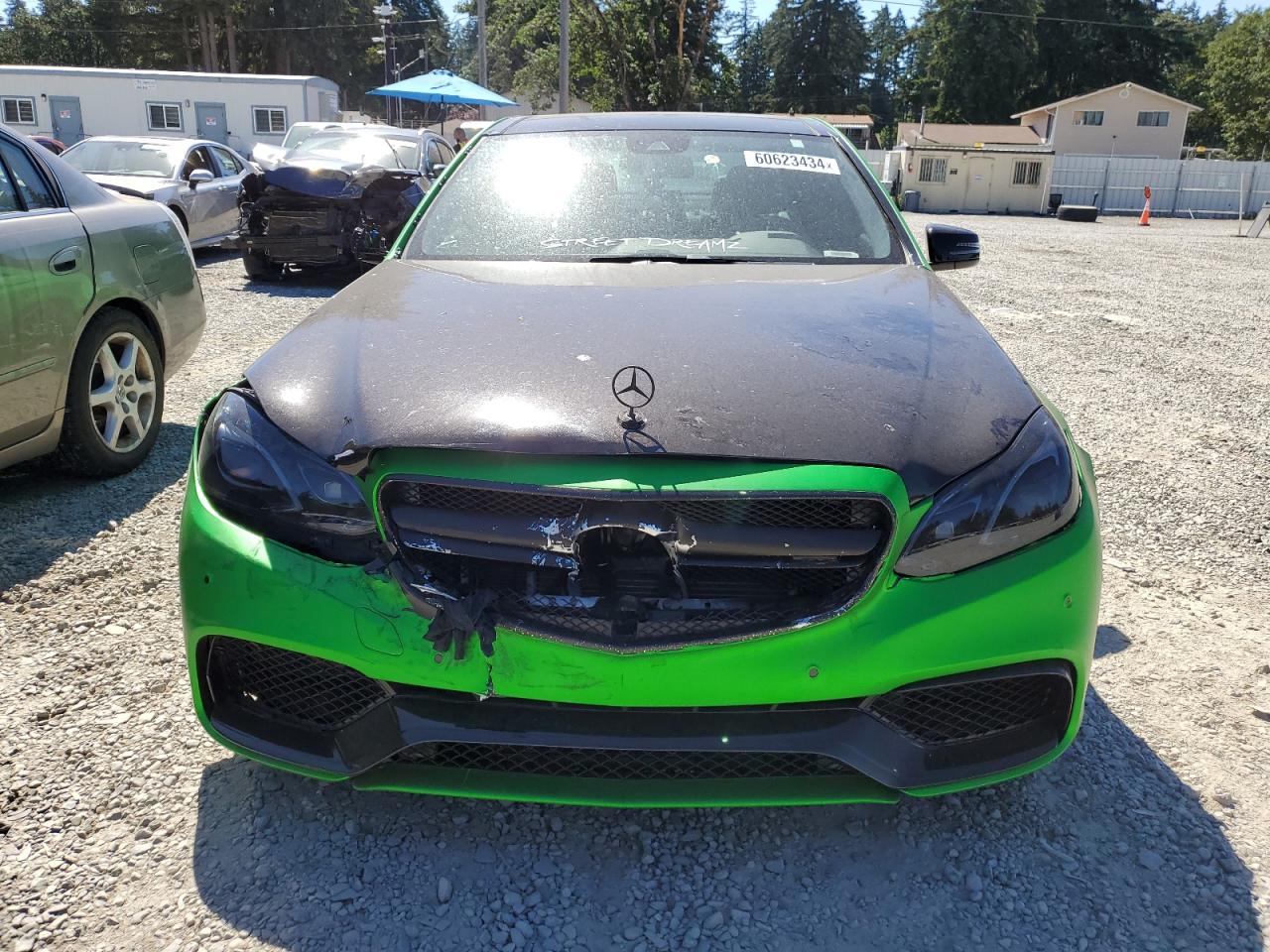 2015 Mercedes-benz E 63 Amg-s Green vin: WDDHF7GBXFB141808
