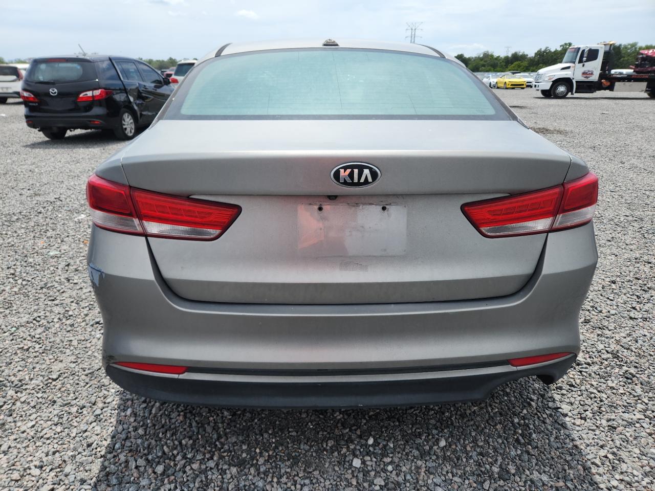 2016 Kia Optima Ex Gray vin: 5XXGU4L37GG106230