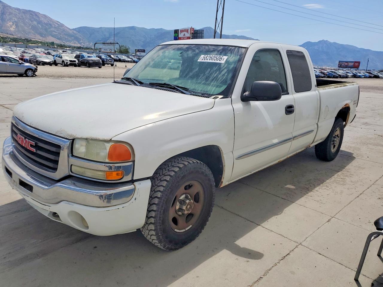 2004 Gmc New Sierra K1500 White vin: 1GTEK19T84Z191574