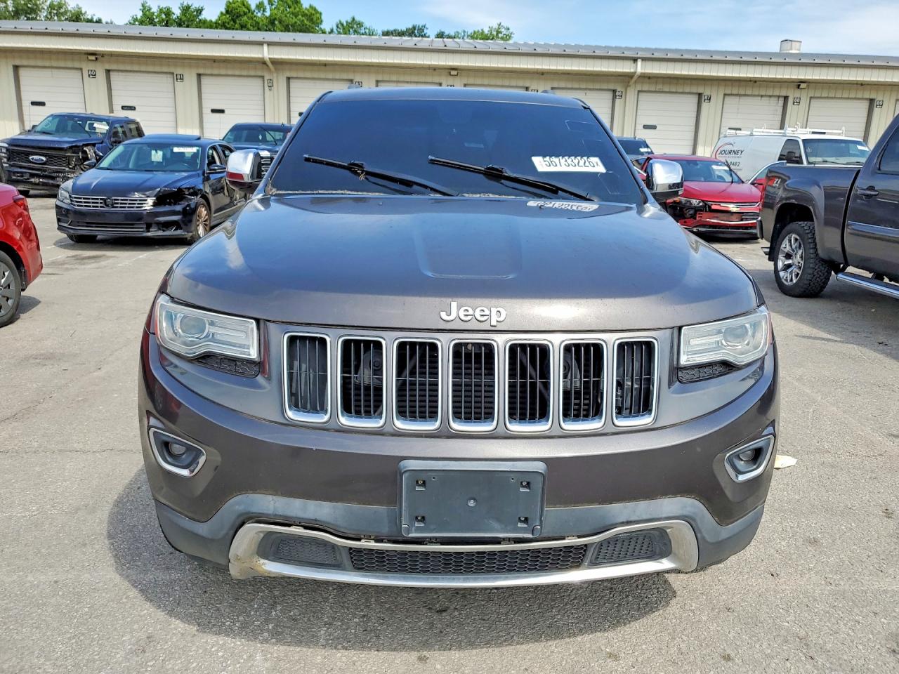 2014 Jeep Grand Cherokee Limited Gray vin: 1C4RJEBM9EC405037