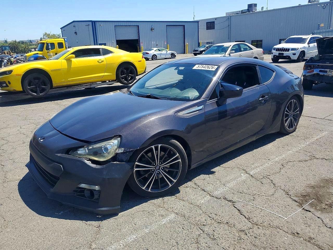 2014 Subaru Brz 2.0 Limited Gray vin: JF1ZCAC19E9600064