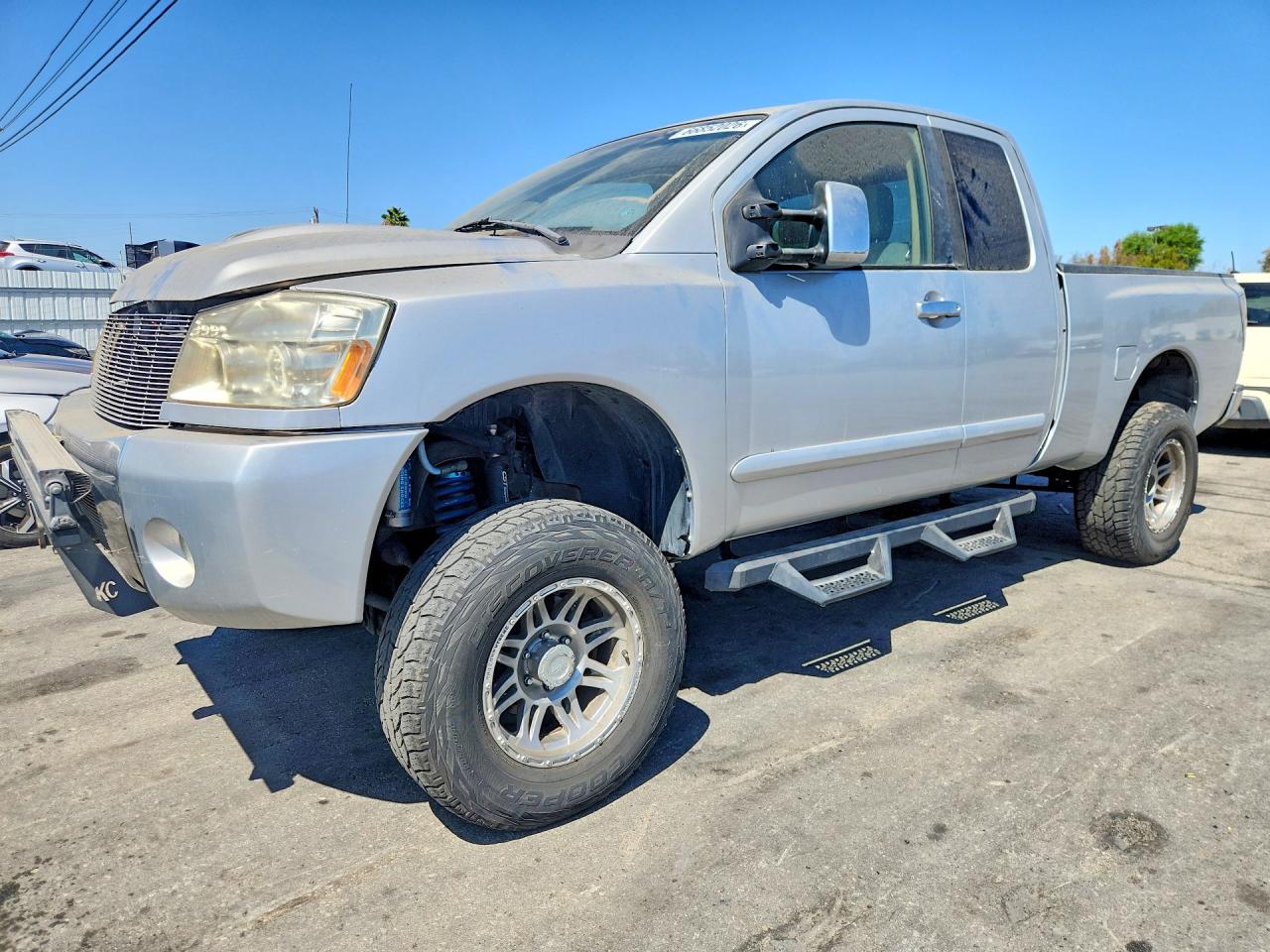 2004 Nissan Titan Xe Silver vin: 1N6AA06A64N526785