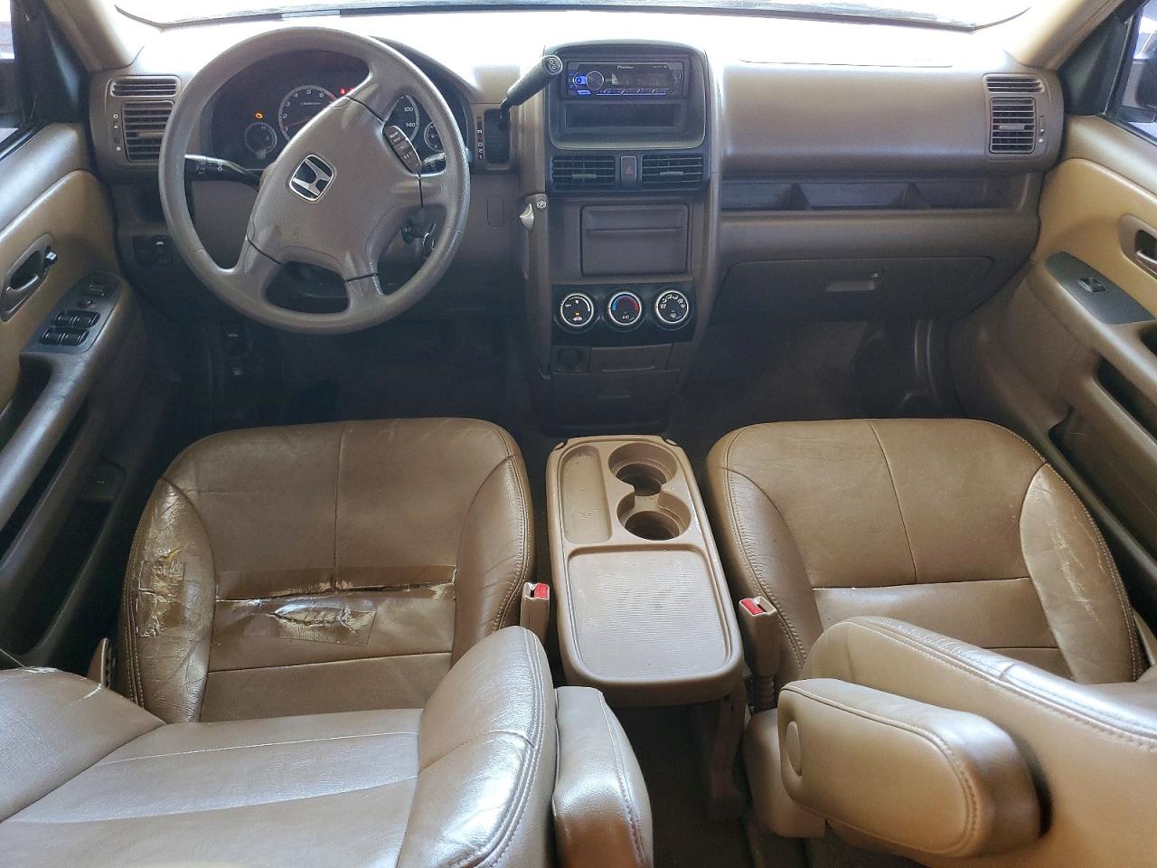 2002 Honda Cr-v Ex Tan vin: JHLRD78852C014284