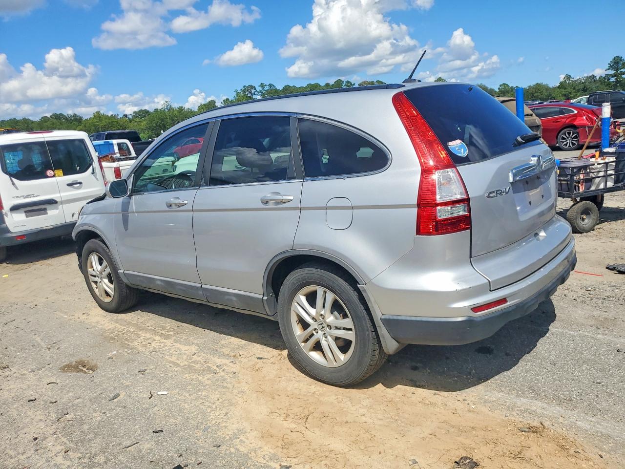 2010 Honda Cr-v Exl Silver vin: 5J6RE4H7XAL019540