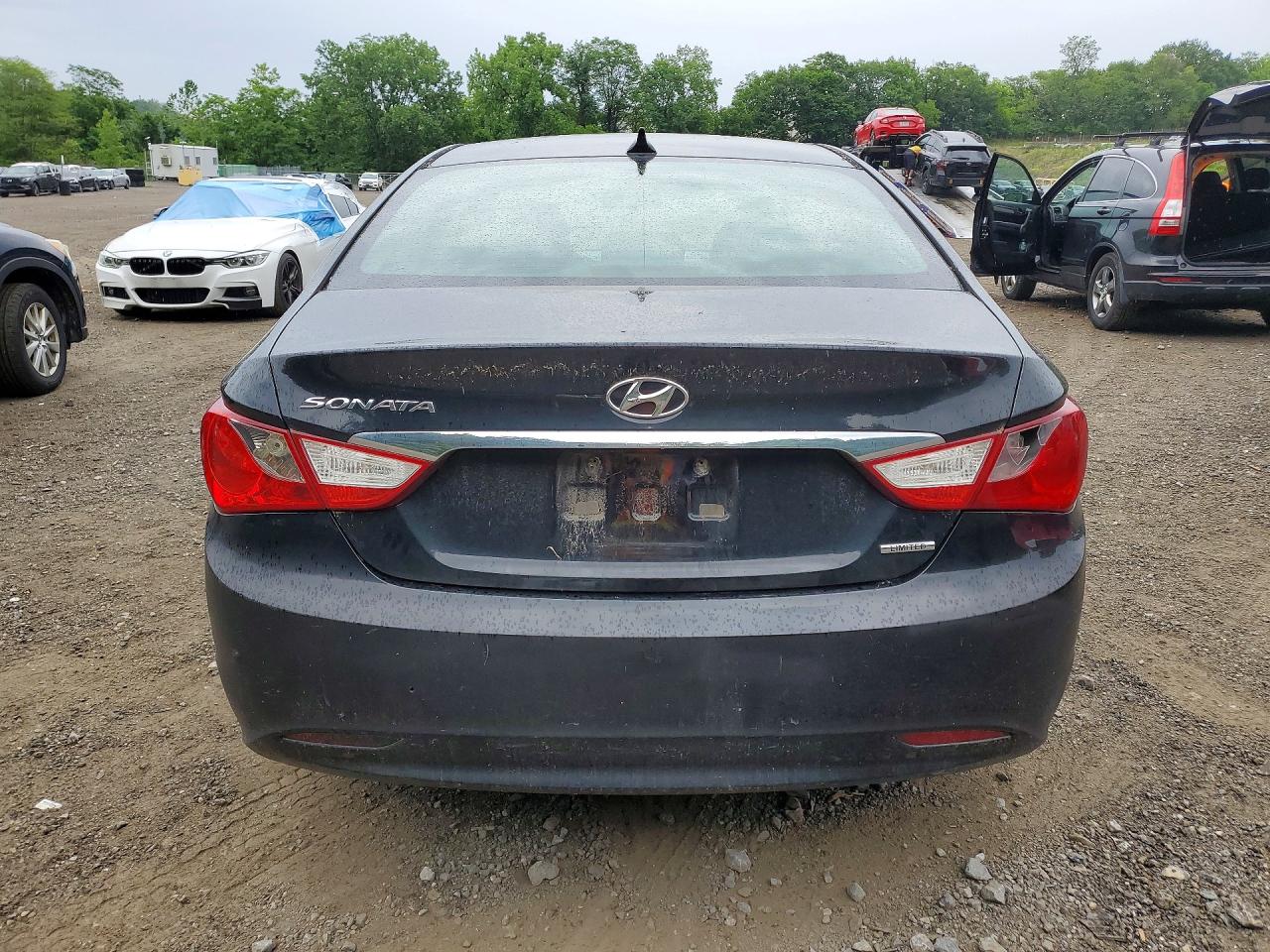 2013 Hyundai Sonata Limited Gray vin: 5NPEC4AC2DH658537
