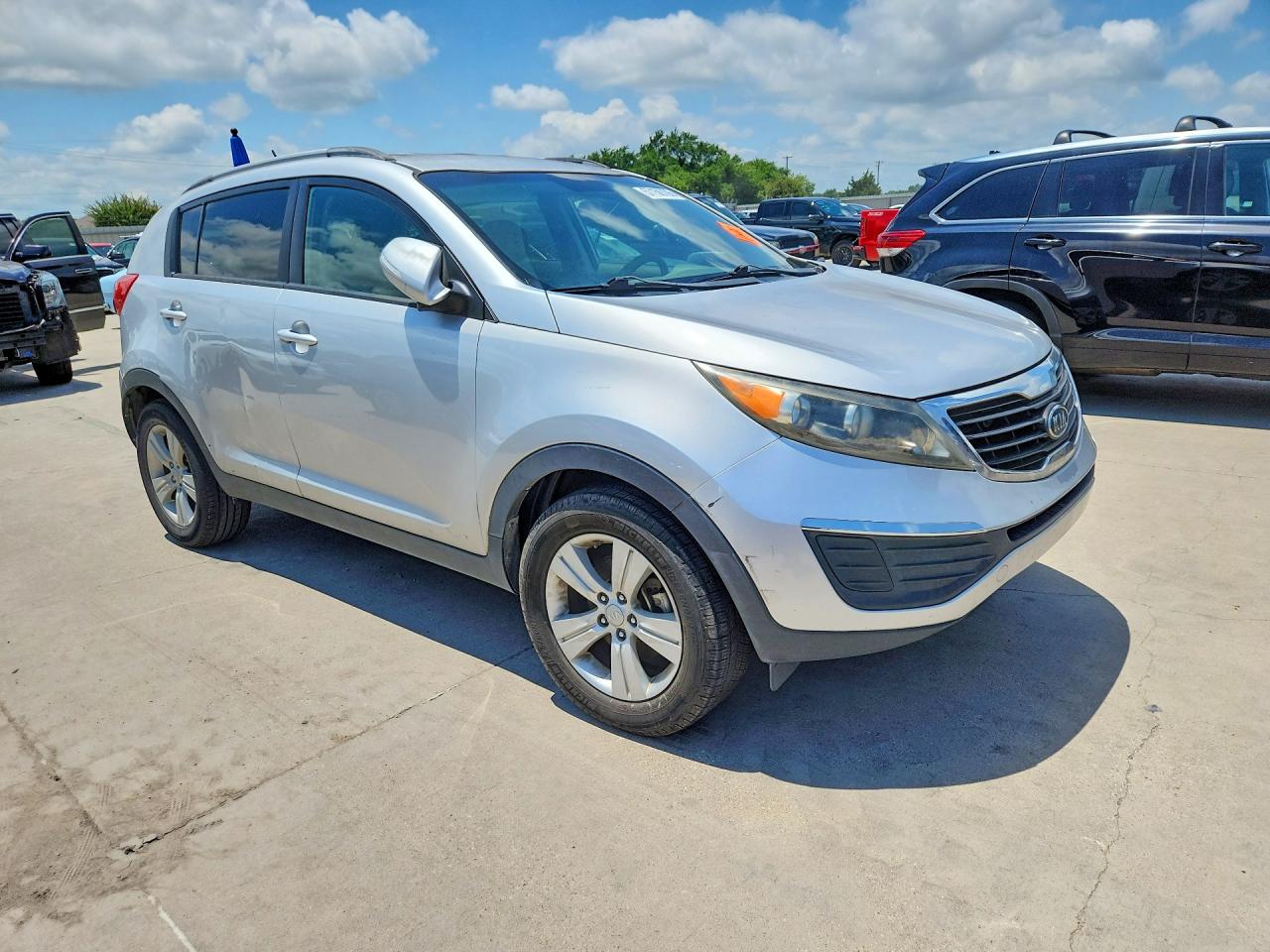 2012 Kia Sportage Lx Gray vin: KNDPB3A28C7261057