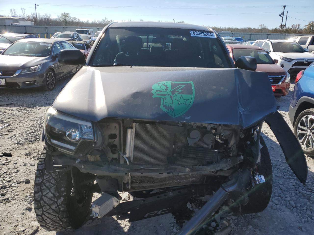 2015 Toyota Tacoma Double Cab Серый vin: 5TFLU4EN6FX120379