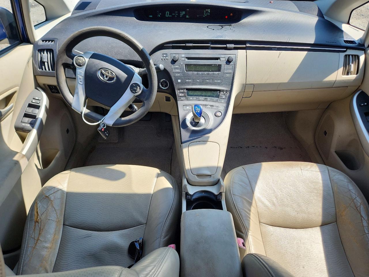 2010 Toyota Prius Iii Blue vin: JTDKN3DU1A0212710