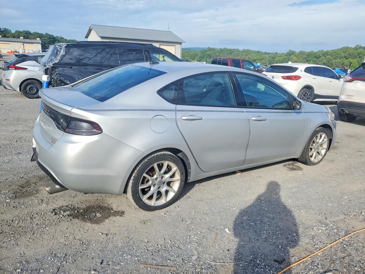 2013 Dodge Dart Sxt Silver vin: 1C3CDFBH6DD269551