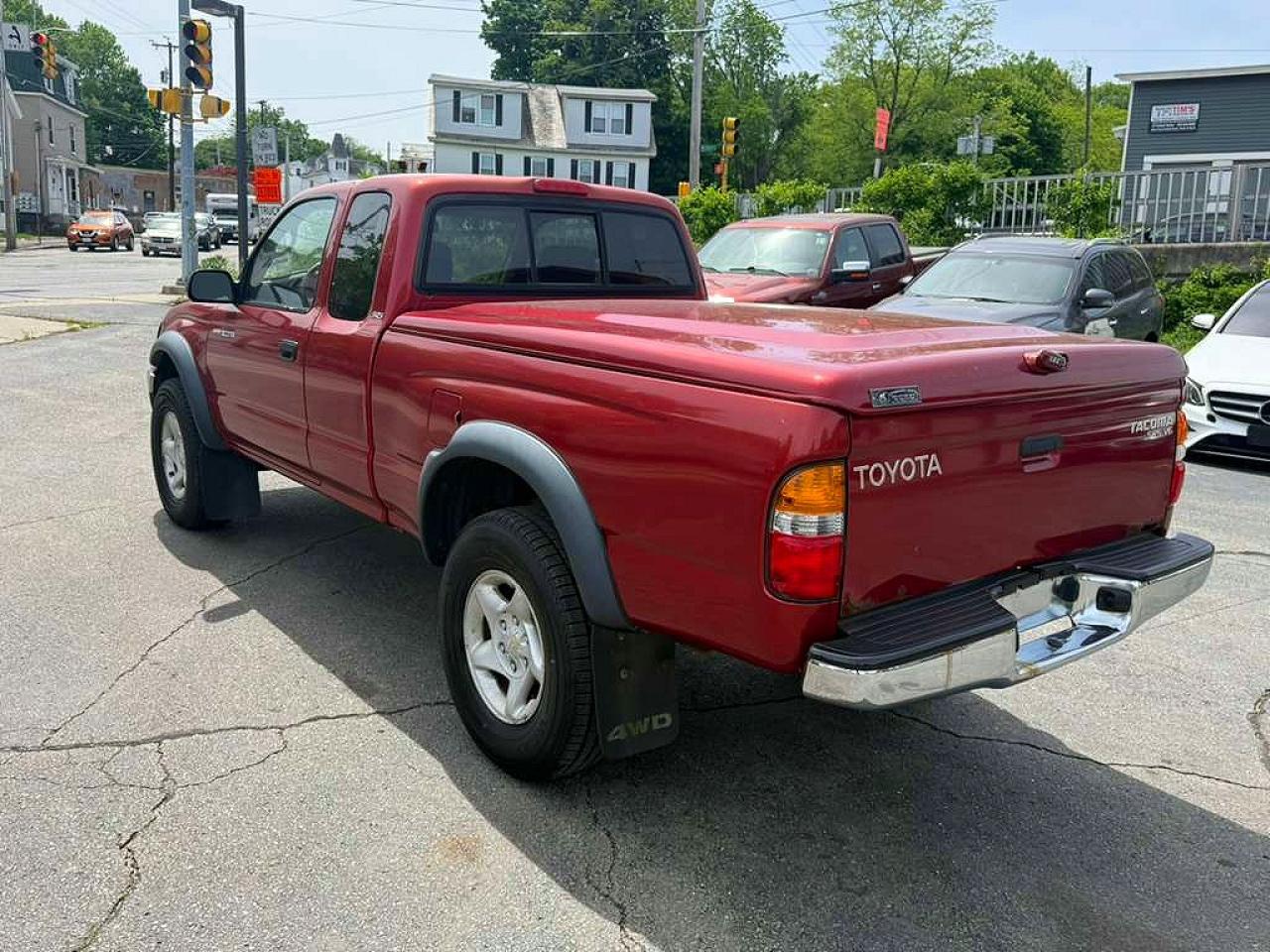2002 Toyota Tacoma Xtracab Красный vin: 5TEWN72N52Z895629
