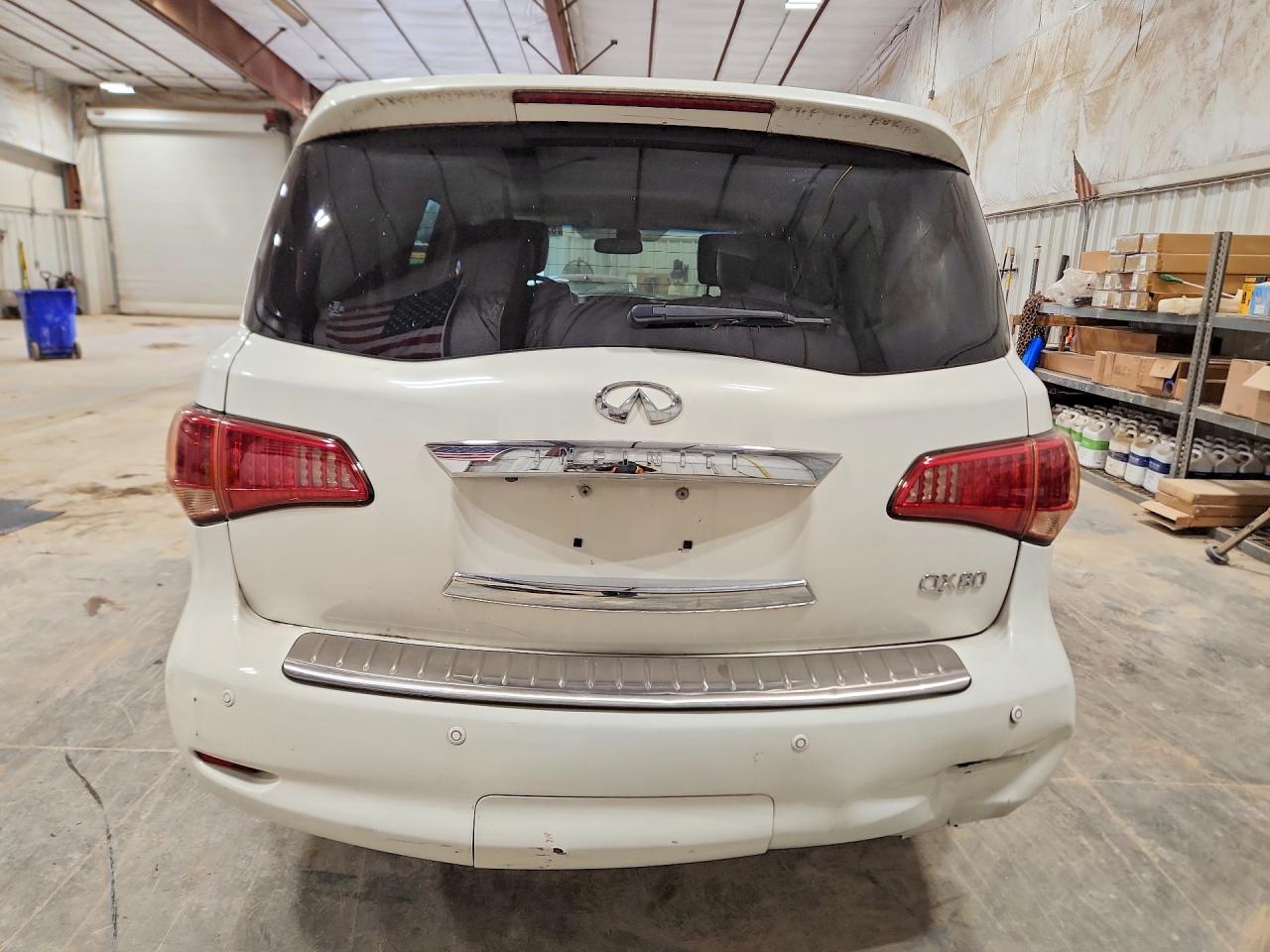 2014 Infiniti Qx80 Base Белый vin: JN8AZ2NC3E9351548