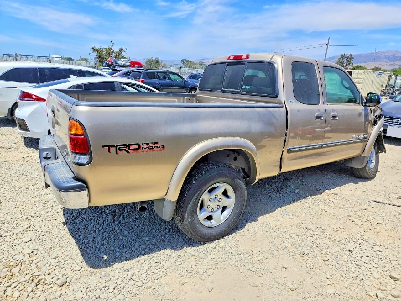 2003 Toyota Tundra Access Cab Sr5 Tan vin: 5TBBT44183S381939