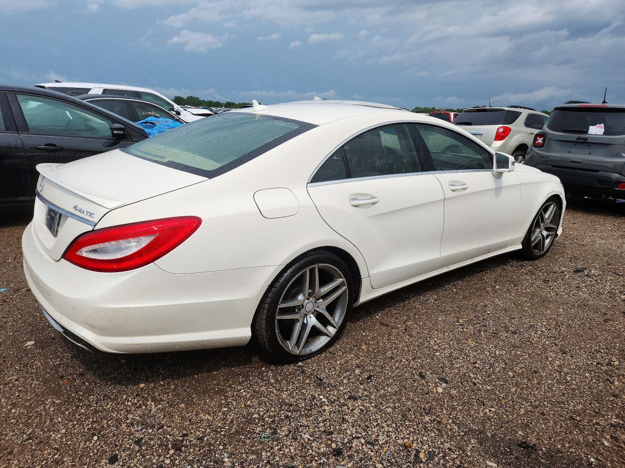 2014 Mercedes-benz Cls 550 4matic Белый vin: WDDLJ9BB1EA090067