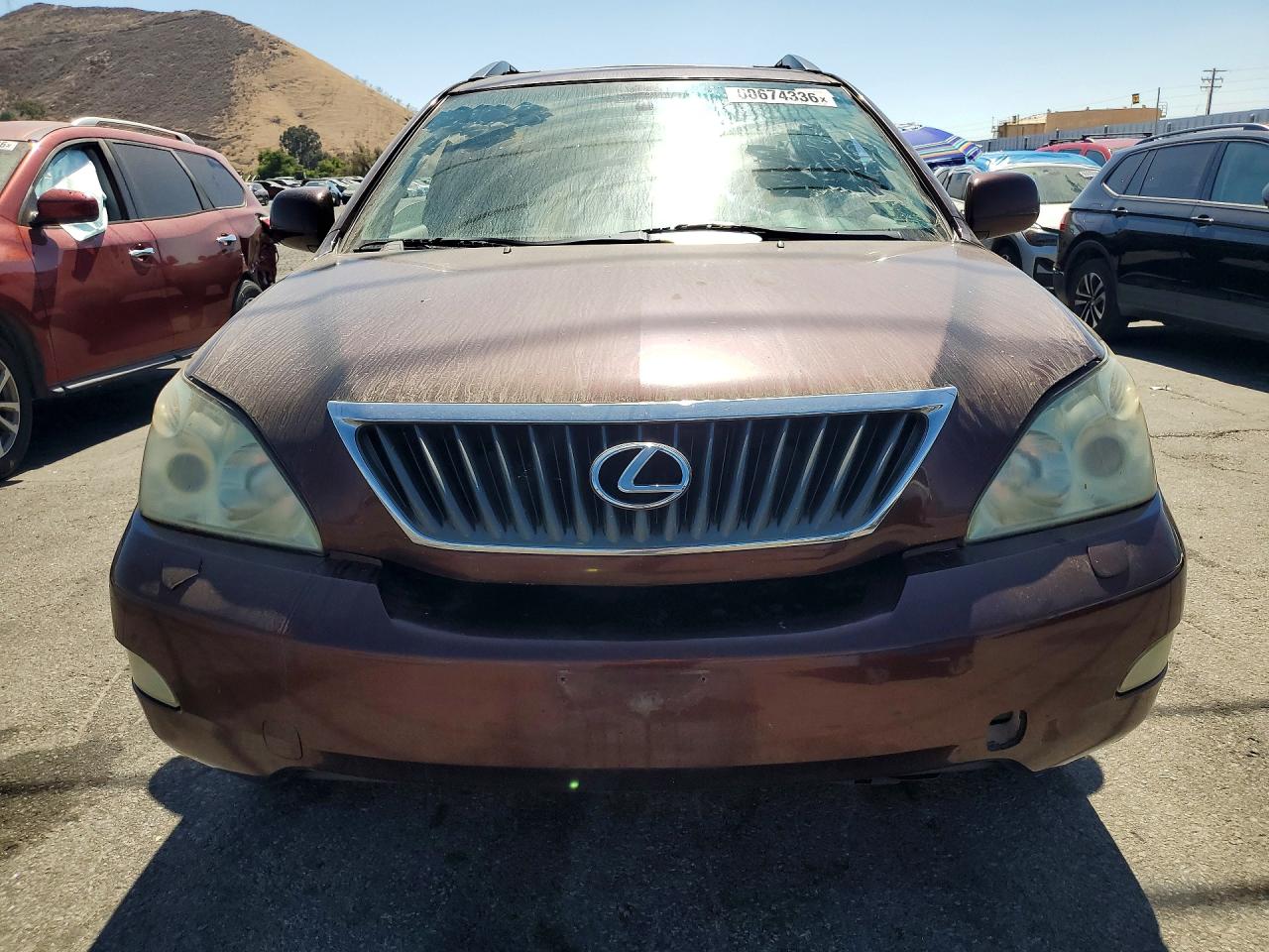 2009 Lexus Rx 350 Бордовый vin: JTJGK31U790016024