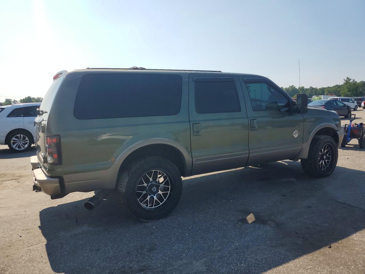2004 Ford Excursion Eddie Bauer Green vin: 1FMNU44P14EE06561