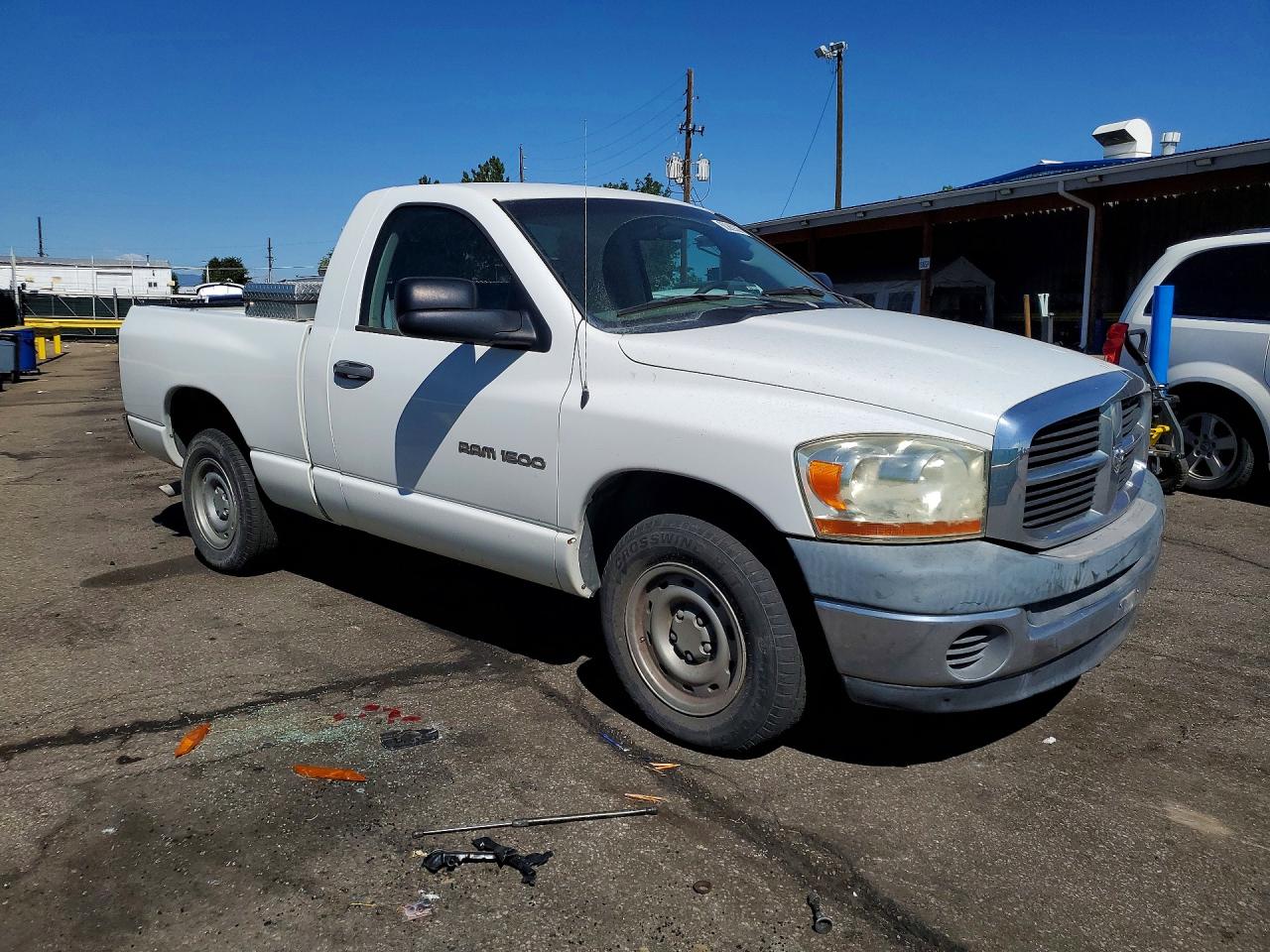 2006 Dodge Ram 1500 St Белый vin: 1D7HA16N66J124145