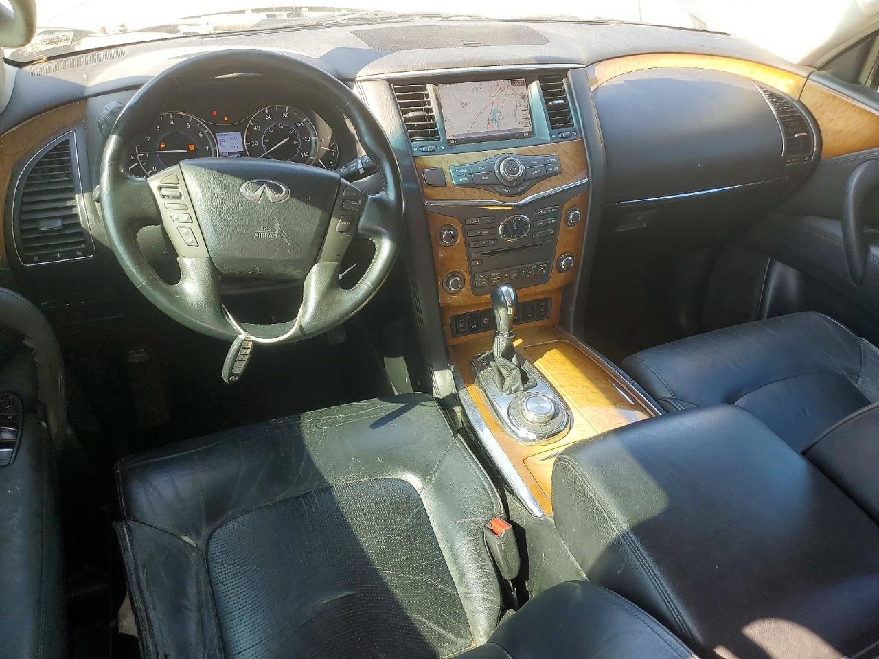 2013 Infiniti Qx56 Base Silver vin: JN8AZ2NE7D9060941