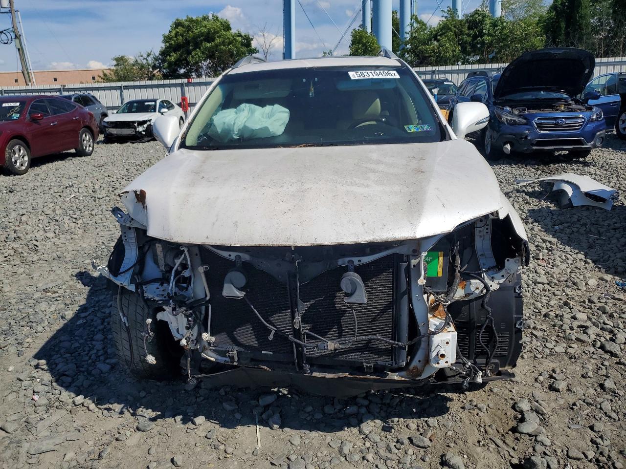 2013 Lexus Rx 350 Base White vin: 2T2BK1BA7DC210097
