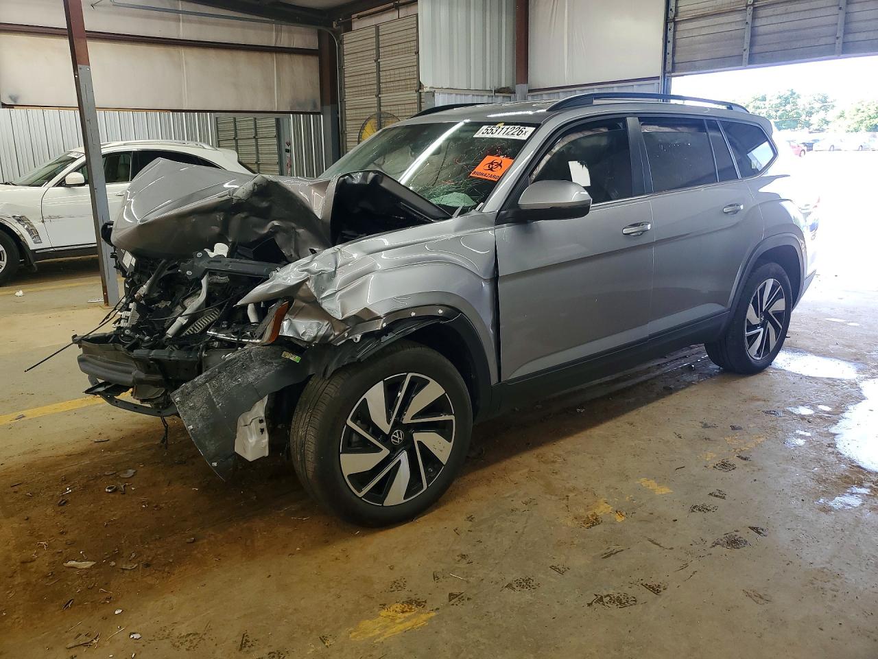 2026 Volkswagen Atlas Se Gray vin: 1V2WN2CA7TC530169