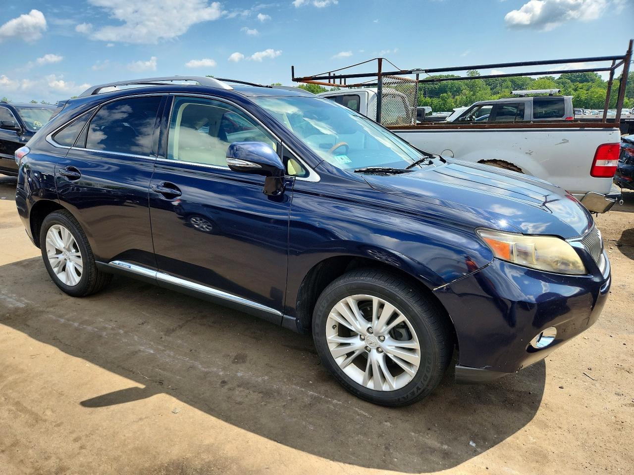 2010 Lexus Rx 450h Синий vin: JTJBC1BA2A2027425