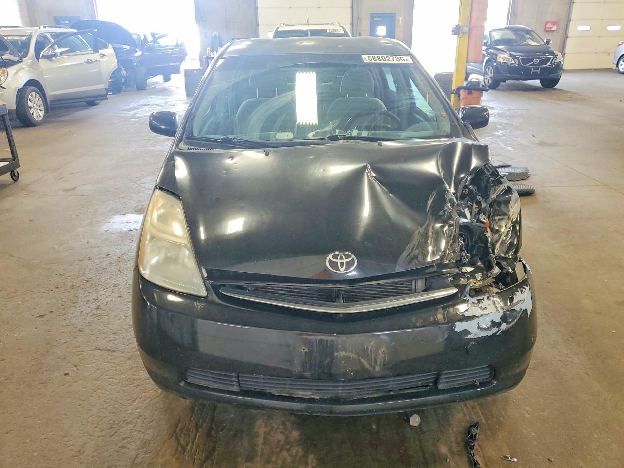 2007 Toyota Prius Base Black vin: JTDKB20U677658408