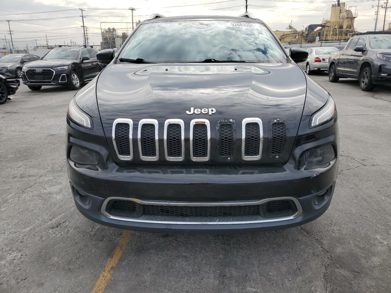 2014 Jeep Cherokee Limited Black vin: 1C4PJLDB2EW200004