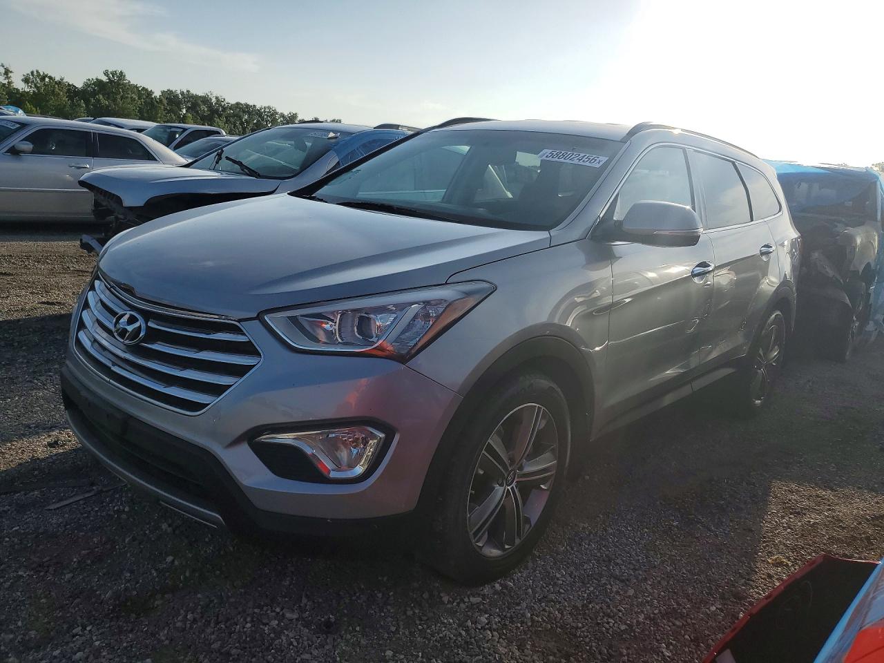2014 Hyundai Santa Fe Gls Gray vin: KM8SNDHF2EU076213