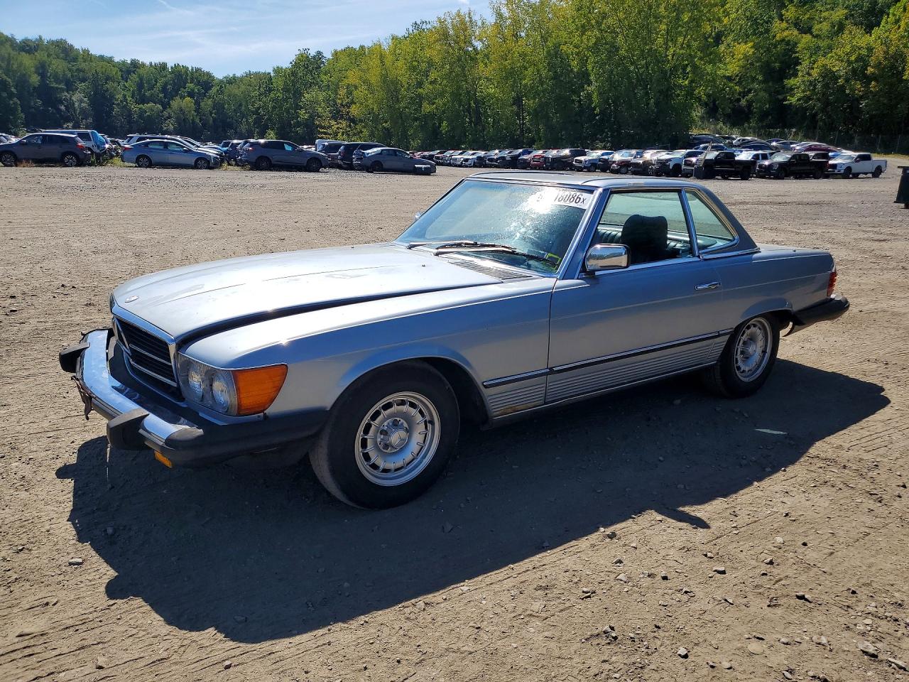 1984 Mercedes-benz 380 Sl Silver vin: WDBBA45AXEA003535
