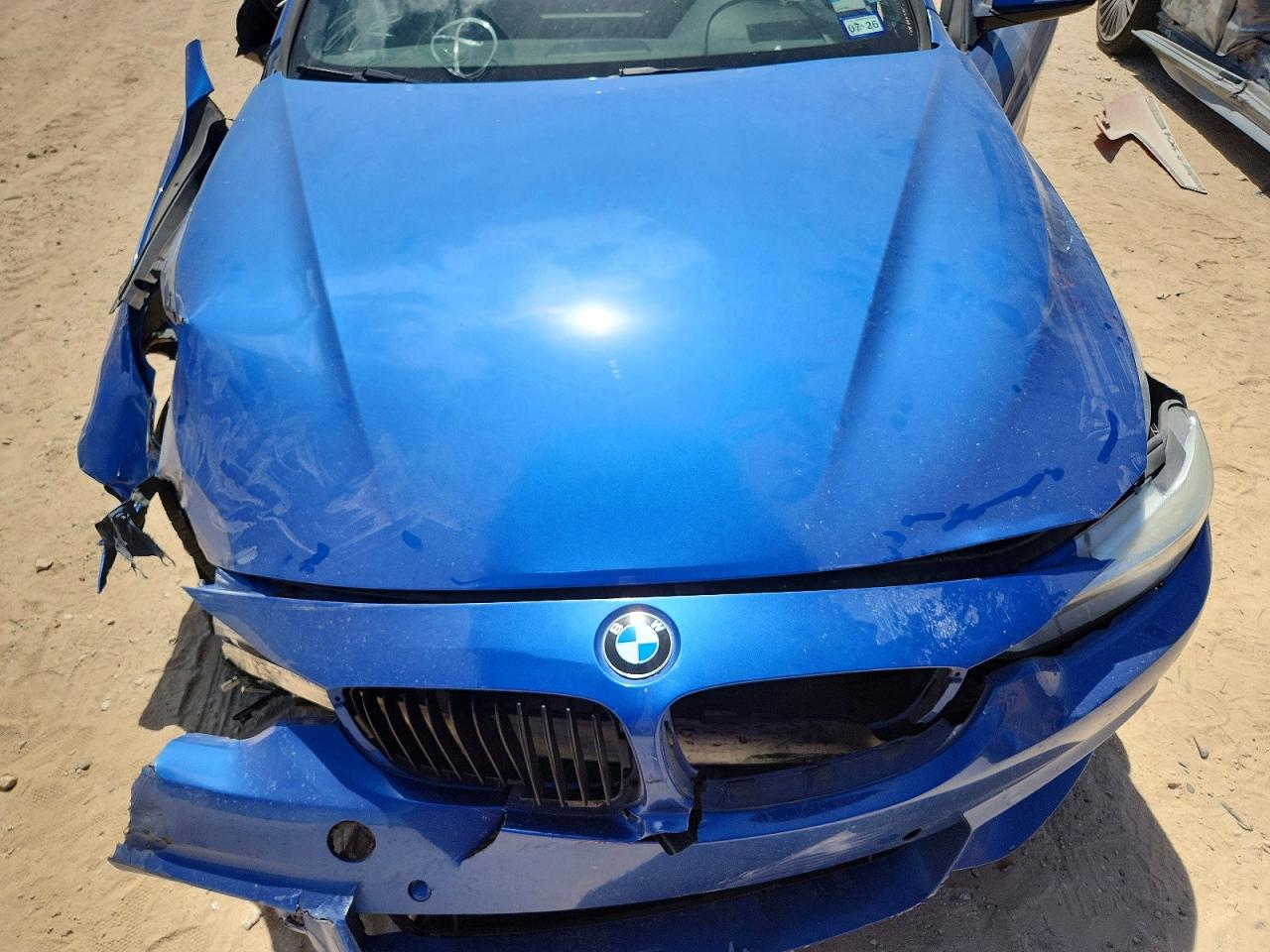 2014 Bmw 428 I Синий vin: WBA3N7C54EK221849