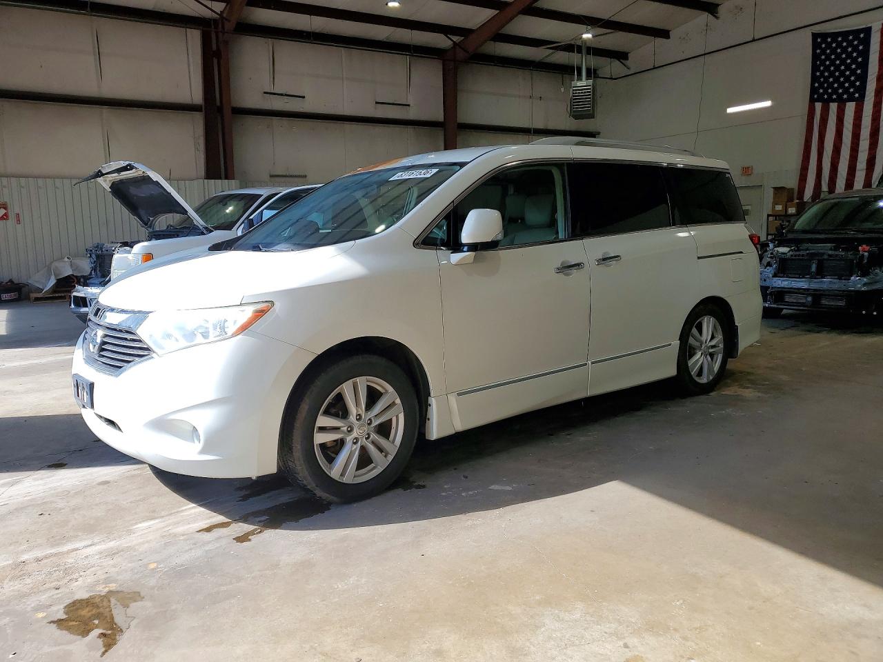 2013 Nissan Quest 3.5 S Белый vin: JN8AE2KP0D9066033