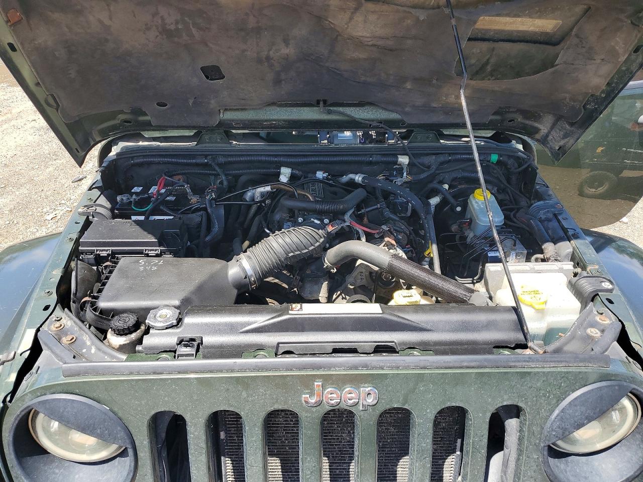 2009 Jeep Wrangler Unlimited Sahara Green vin: 1J4GA59159L733168