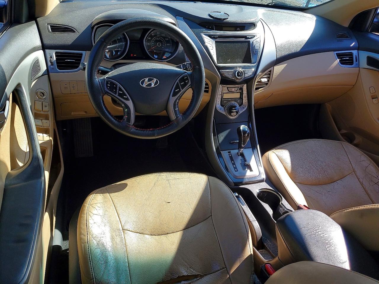 2013 Hyundai Elantra Limited Черный vin: 5NPDH4AE9DH192765