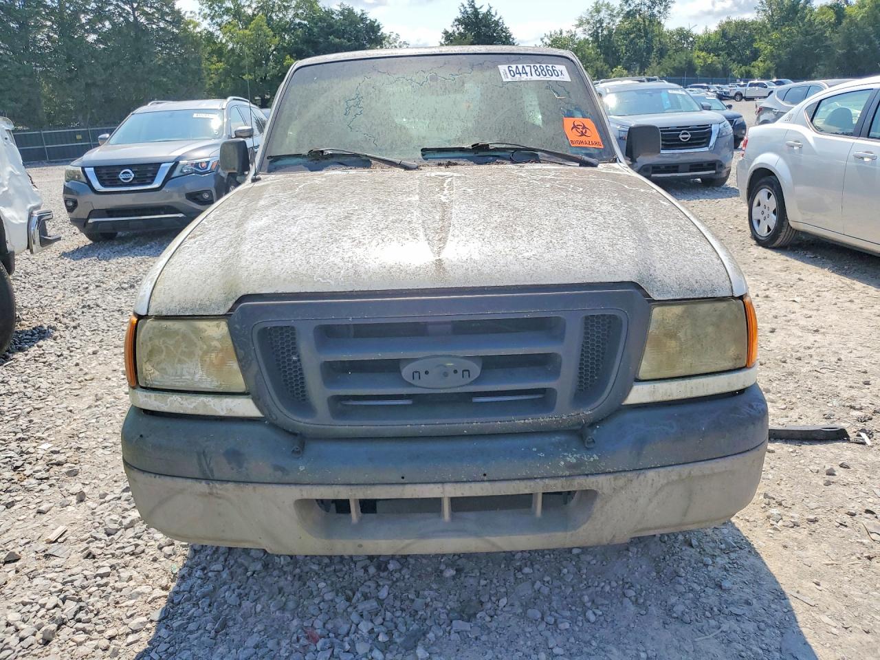 2005 Ford Ranger White vin: 1FTYR10D55PA93825